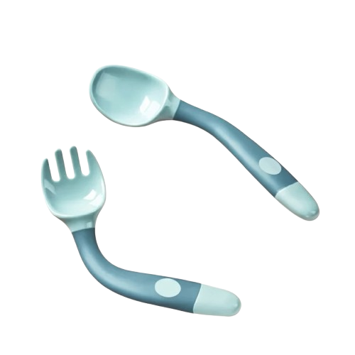 Couverts d’apprentissage en silicone 360°