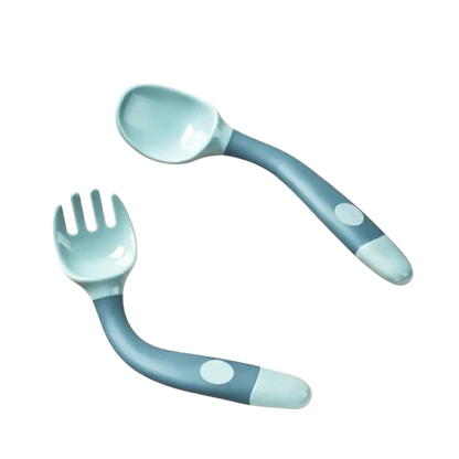 Couverts d’apprentissage en silicone 360°